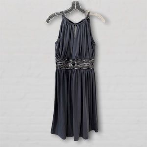 APT 9 Gray Sequin Dress